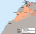 Linguistic map of Morocco