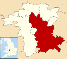 Distretto di Wychavon – Mappa