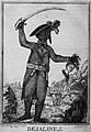 Jean-Jacques Dessalines, jeden z vůdců revoluce, generál, později haitský císař