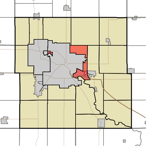 File:Map highlighting East Waterloo Township, Black Hawk County, Iowa.svg