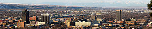 Billings skyline and Sacrifice Cliff, 2005