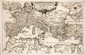 Map of the Roman Empire, Lucanus, Grotius et al. De bello civili, 1669.