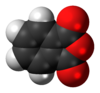 3D-модель молекули фталевого ангідриду