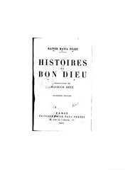 Rainer Maria Rilke, Histoires du Bon Dieu, 1927    