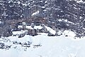 aera bildo de la stacio Eigerwand (Eiger-vando), en Eiger-norda vando