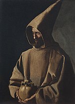 De H. Franciscus in meditatie (Zurbarán)