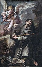 San Francesco comfortato dall'angelo