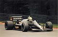 Ayrton Senna (Lotus 98T) at the 1986 British GP