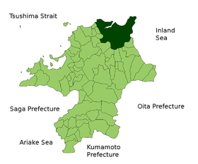 Localização de Kitakyūshū