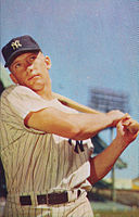 Mickey Mantle, New York Yankees centerfielder, 1953