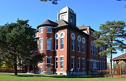 The Caldwell County Courthouse in Kingston