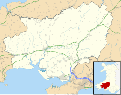 Aber-arad is located in Carmarthenshire