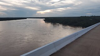 Division of the states of Piauí and Maranhão, Brazil. Parnaíba River.jpg