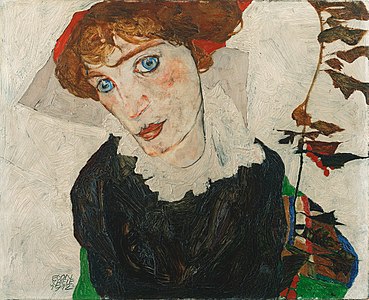 Egon Schiele Portrait of Wally Neuzil