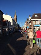 Einkaufsstraße in Egmond aan Zee