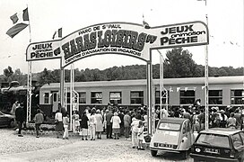 Entrée du parc Haras Loisirs en 1988.