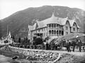 Hotel Mundal i Fjærland, tegnet av Peter Andreas Blix