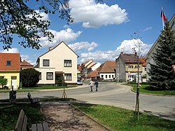 Skyline of Střelice