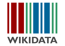 Wikidata's red, green and blue barcode logo