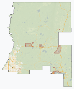 Northern Sunrise County is located in Northern Sunrise County