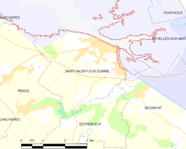 Mapa obce Saint-Valery-sur-Somme