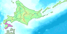 Sottoprefettura di Oshima – Localizzazione