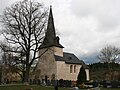 Berger Kirche and graveyard