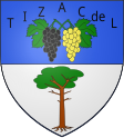 Tizac-de-Lapouyade címere