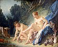 French Rococo, Diana bathing, Boucher, 1742