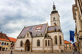 St. Mark's Church in Zagreb.