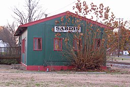 Järnvägsstationen i Sardis.