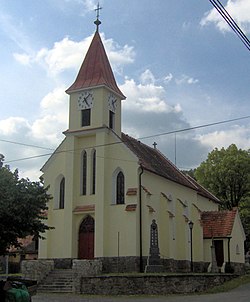 A szent Ludmilla templom Zadní Zborovicében