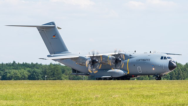 German Air Force Airbus A400M (reg. 54+01, cn 018) at ILA Berlin Air Show 2016.