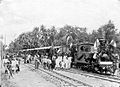 Pembukaan meriah dari sideline sepanjang 6 km antara Beureunoen (km 106) dan Lam Meulo pada 15 Juni 1906