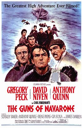 Aanplakbiljet voor The Guns of Navarone