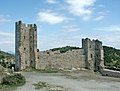 Courtine nord, les tours 2 et 3 en partant du château.