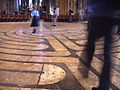 Photo of Chartres cathedral floor Labyrinth