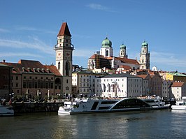 De Domkerk vanaf de Donau.