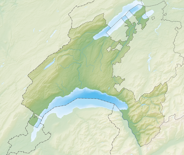 Location map/data/Canton of Vaud is located in Canton of Vaud