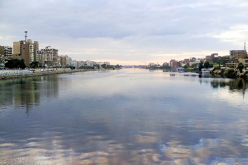 File:Sunset in Mansoura.JPG