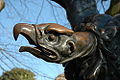 Sculpture of Turul (a mythological bird of Hungarians) in the Castle of Uzhhorod, 2005