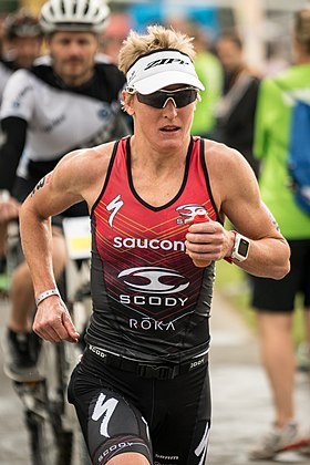 Melissa Hauschildt bei den 2016er Ironman-Europameisterschaften in Frankfurt am Main