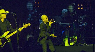 Mike Mills, Michael Stipe, and Bill Rieflin, 2008.jpg