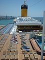 Terraza superior Costa Concordia, año 2006.