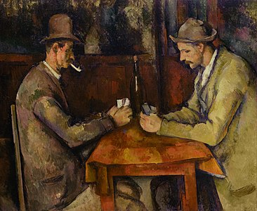 Les Joueurs de cartes, par Paul Cézanne