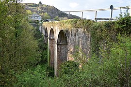 Ponte Cruzul, Becerreá, tramo vello da estrada N-VI 03.jpg