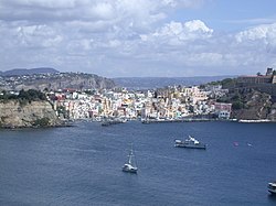 Skyline of Procida