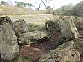 Restes d'une allée couverte en partie détruite (rive sud de la baie de Kerdréan, rive gauche de la Rivière d'Auray) 1.