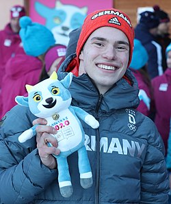 2020-01-20 Mascot Ceremony Men's Skeleton (2020 Winter Youth Olympics) by Sandro Halank–039