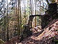 Obere Burg, Mauerreste im Süden